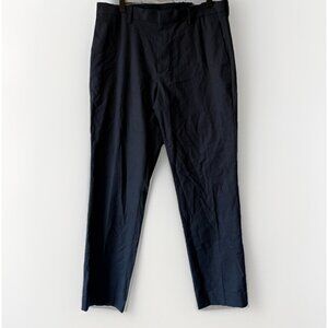 Banana Republic 33 x 32 Navy Blue Slim Fit Dress Pants Office Business Church